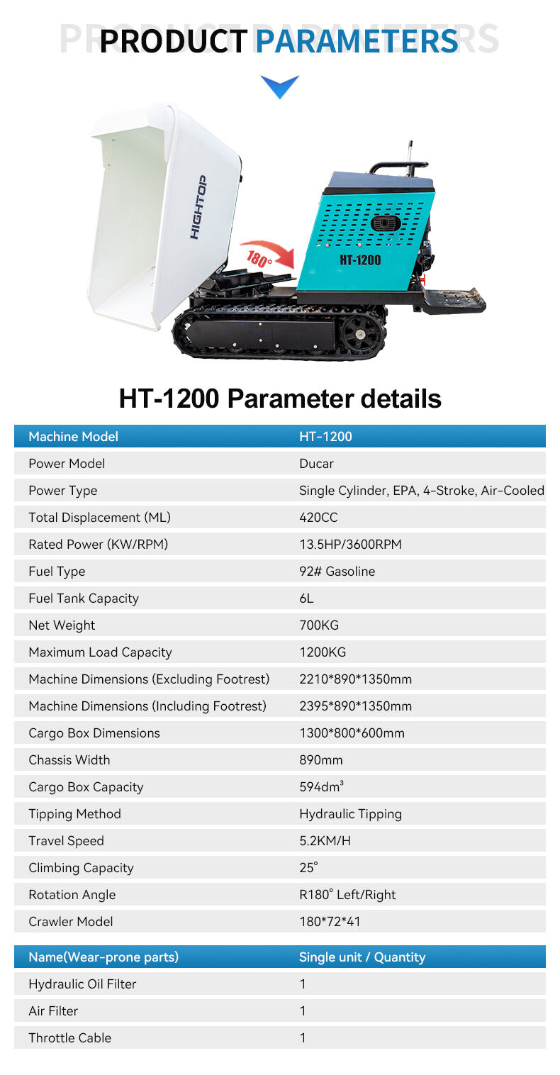 HT-1200 dump truck