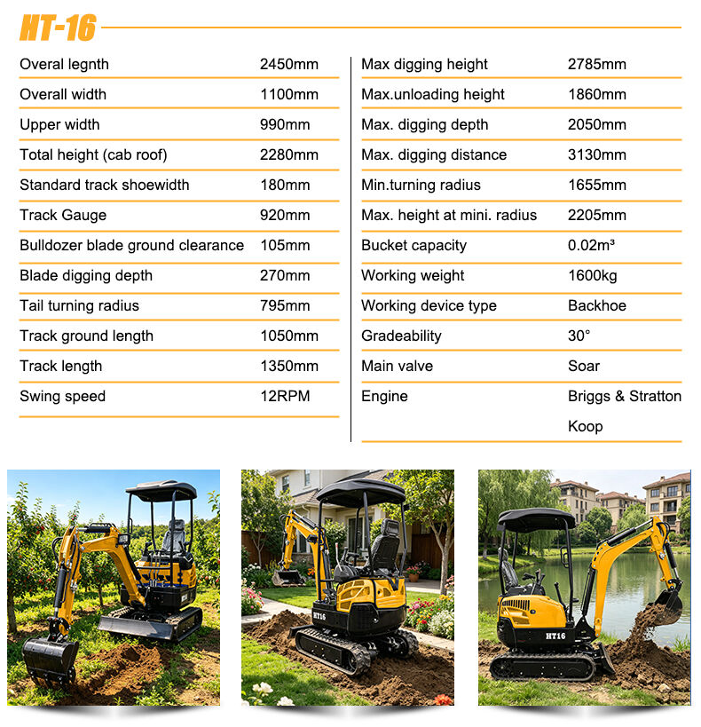 HT-16 Mini Excavator