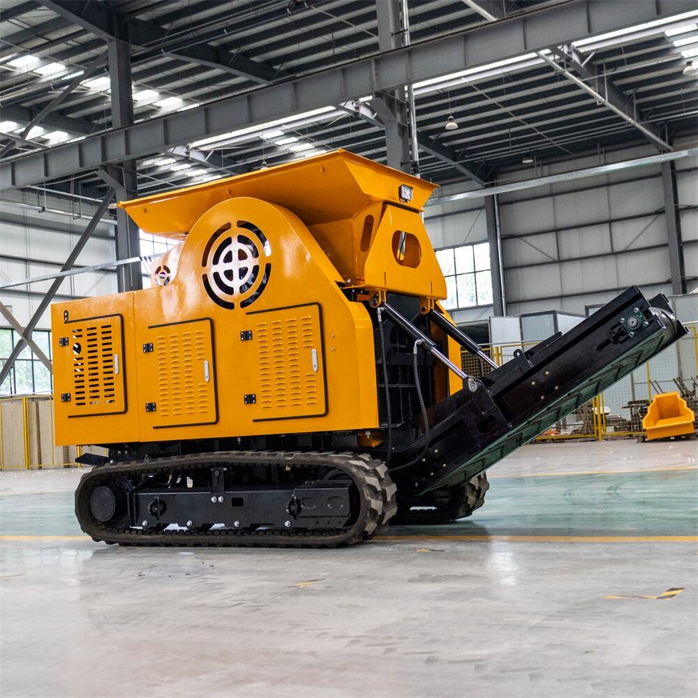 HTJC510 Compact Diesel Engine Powered Stone Crusher