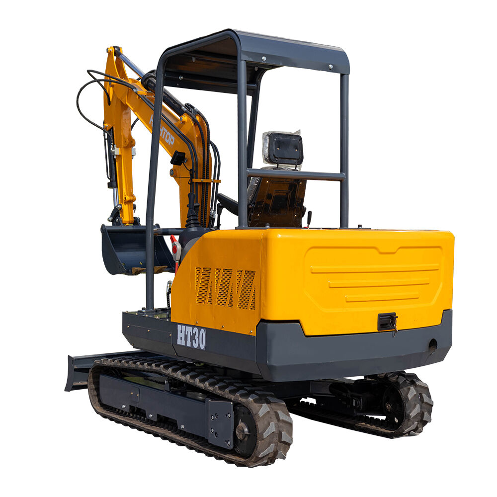 HT30 Mini Excavator - Hightop Hydraulic Crawler Machine for Sale