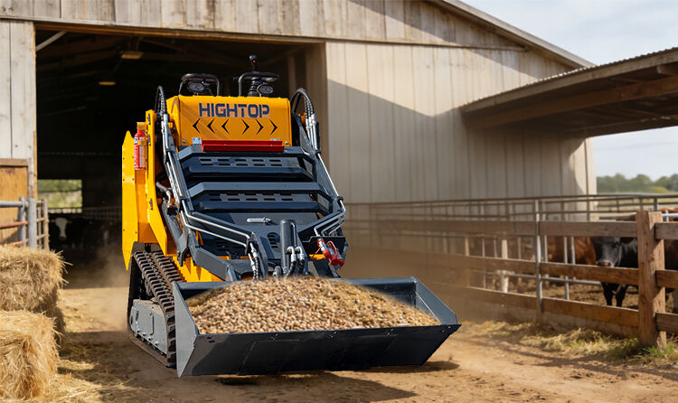 ht380 mini skid steer loader with 015m3 bucket capacity543758500-5