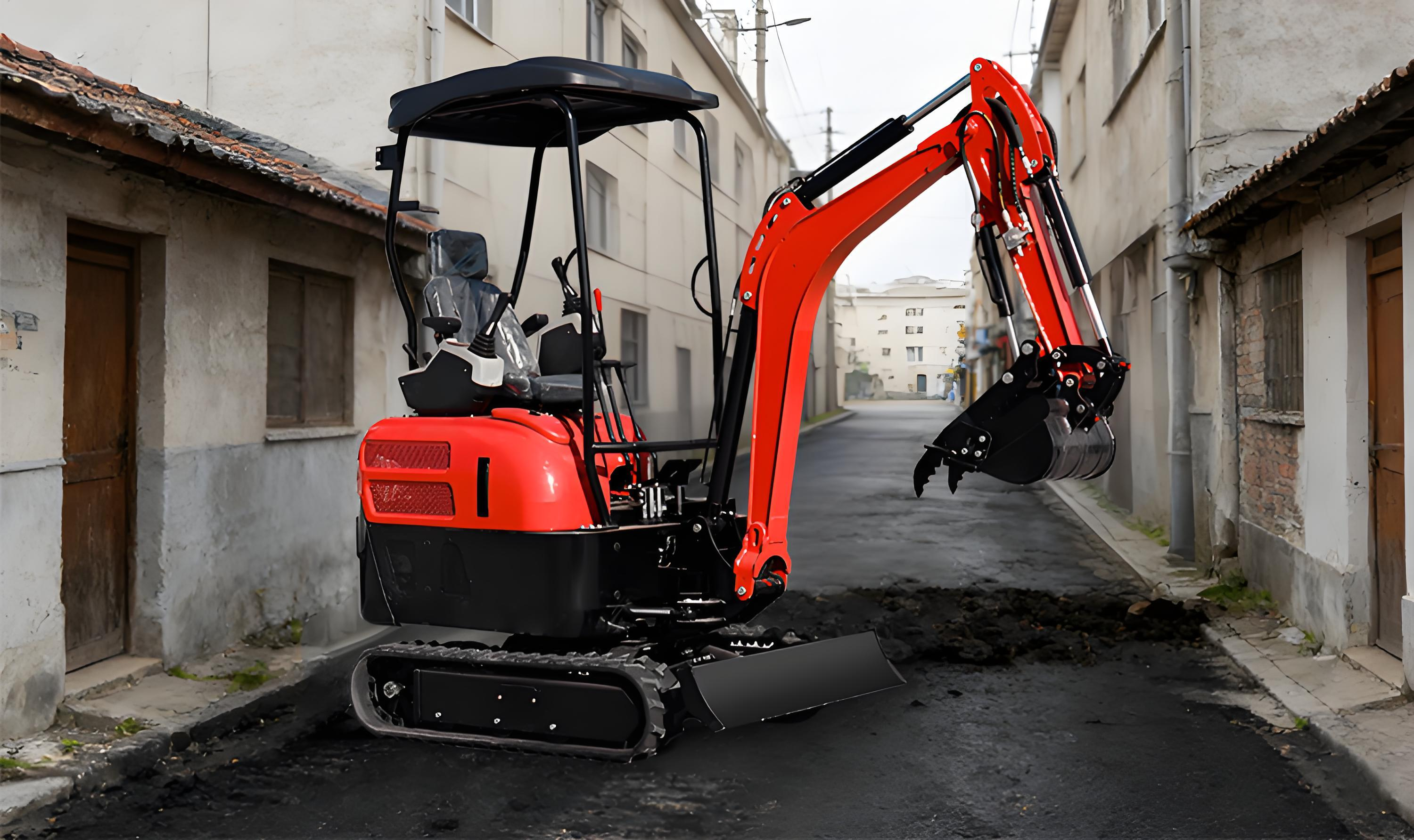 ht20 mini diesel tracked excavator -1