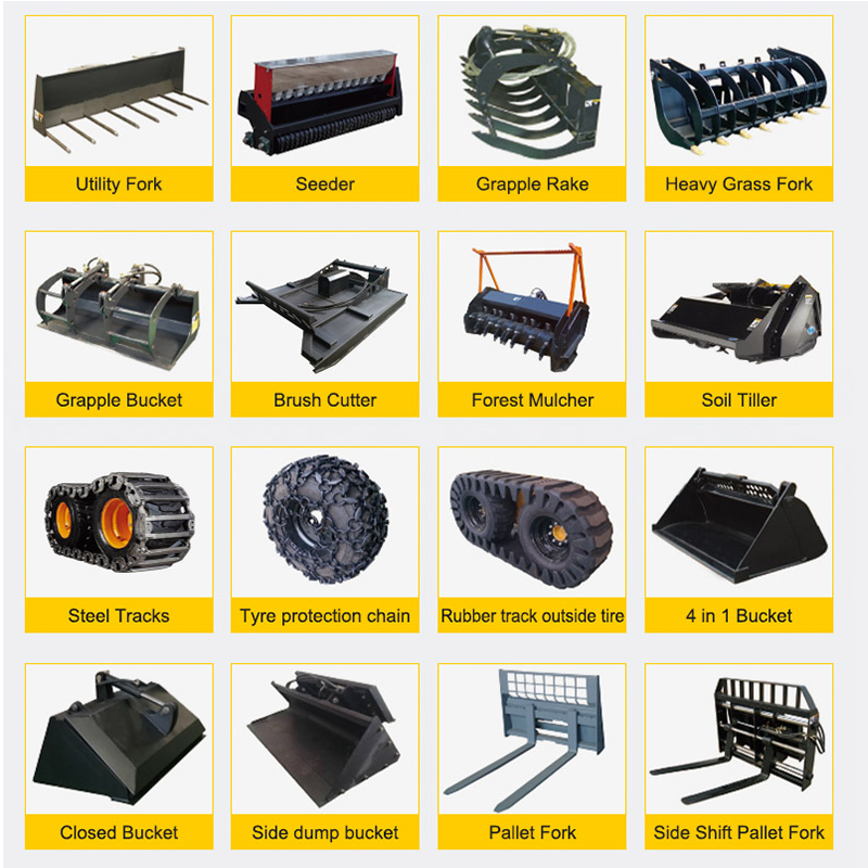 One loader can do multiple things! 60+ attachments unlock unlimited possibilities for devices