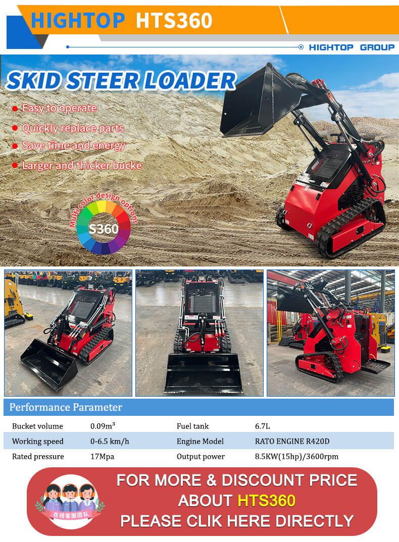 HTSL390 Mini Skid Steer Loader