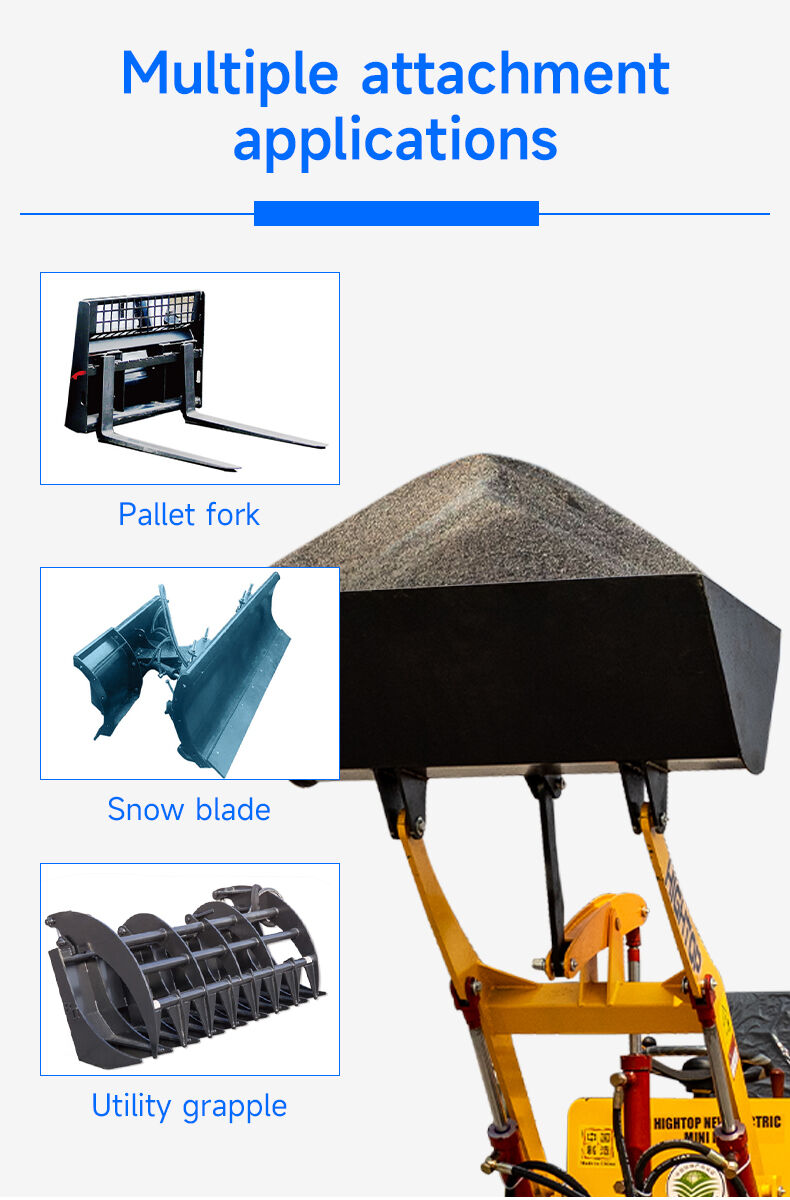 HTEL12 Electric Small Wheel Loader