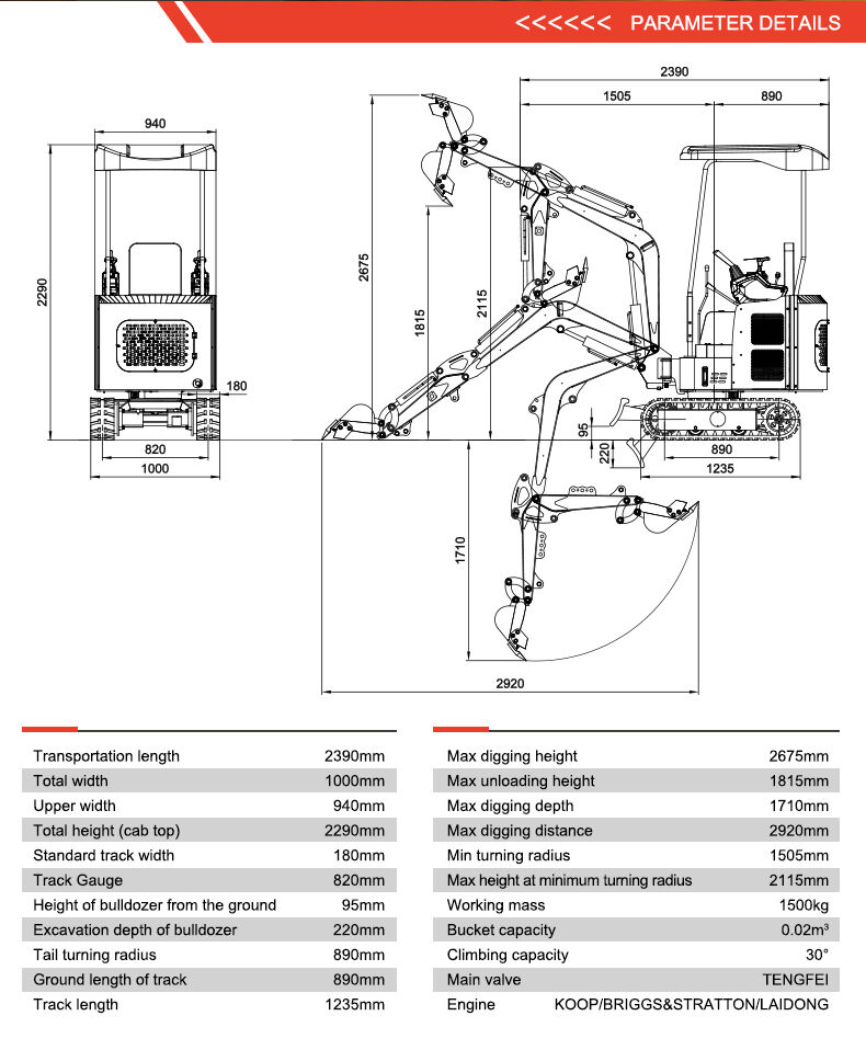 HT15 Mini Excavator