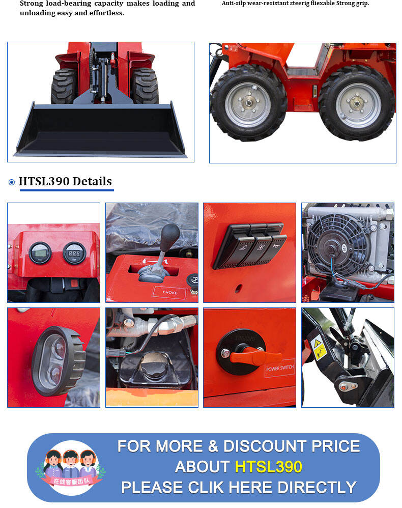 HTSL390 Mini Skid Steer Loader