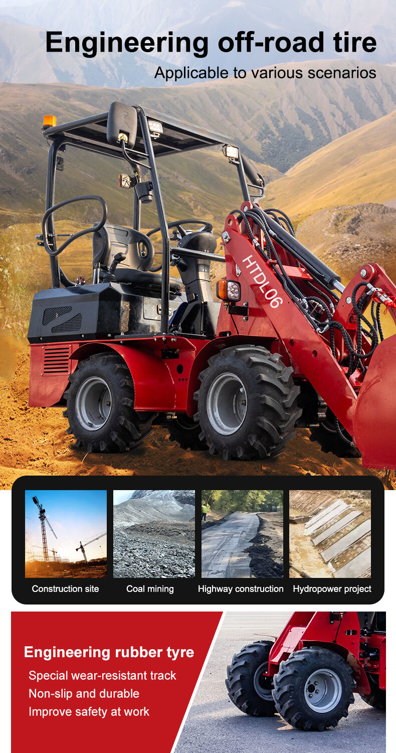 HTDL06 Wheel Electric Loader