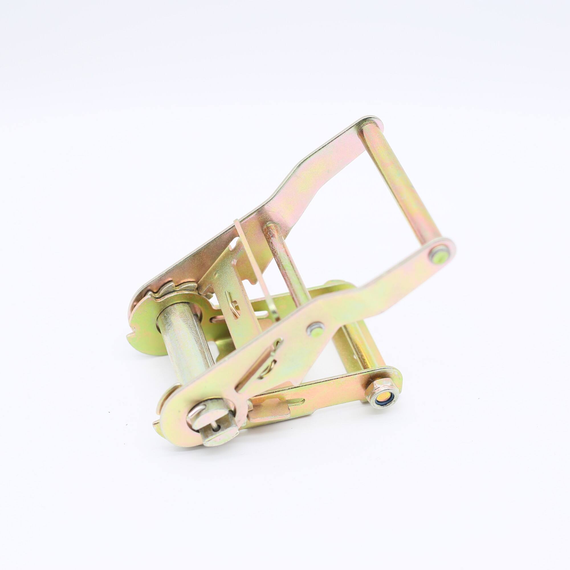 ratchet Buckle Pendek & Lebar 2 Inci Berlapis Seng Kuning