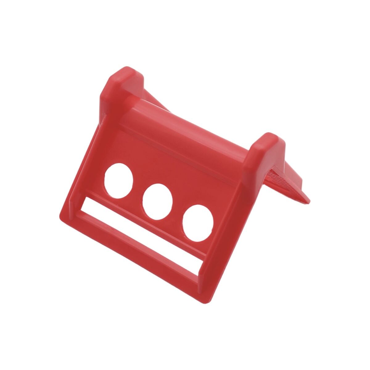 Rode plastic hoekbeschermer
