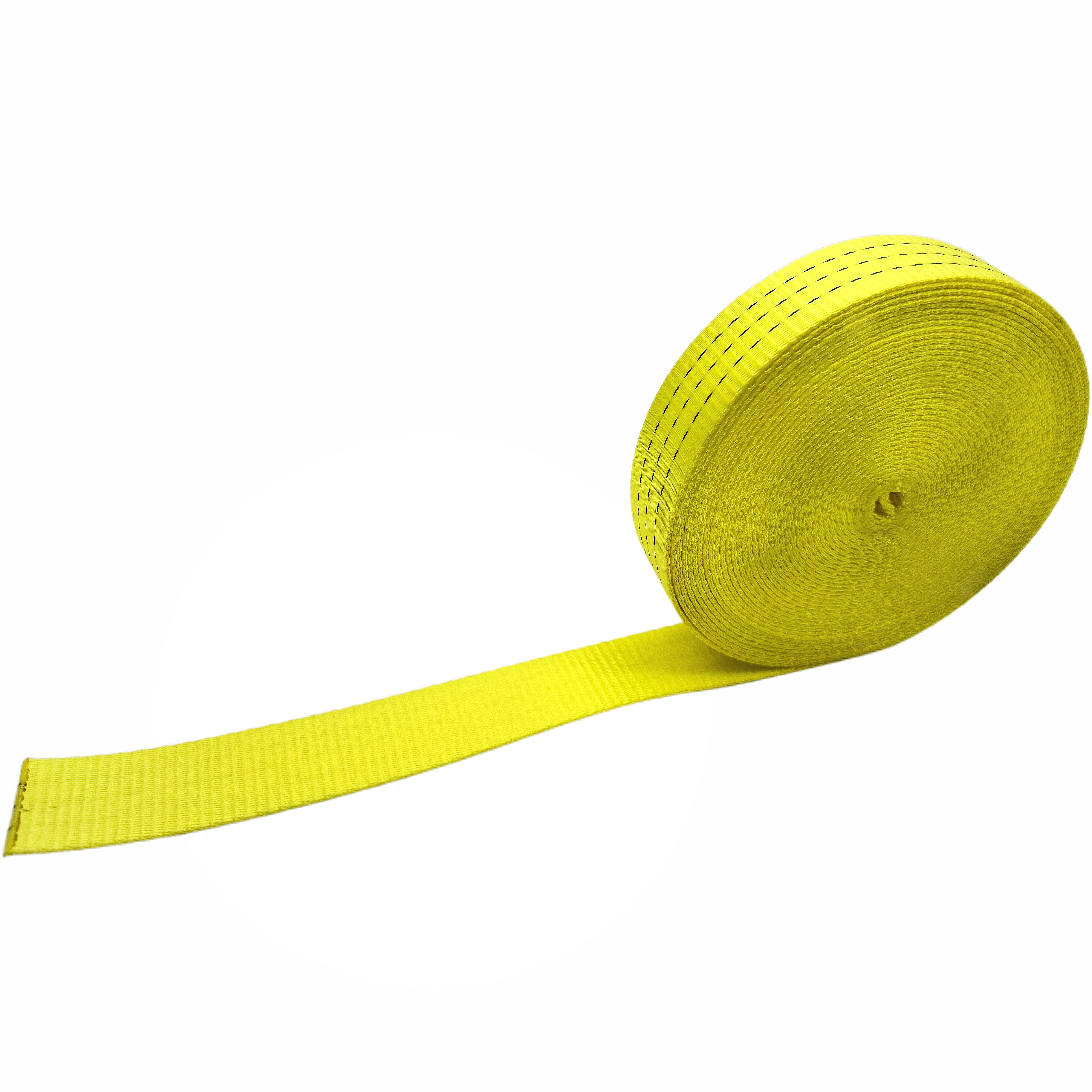 38mm Yellow Polyester Webbing