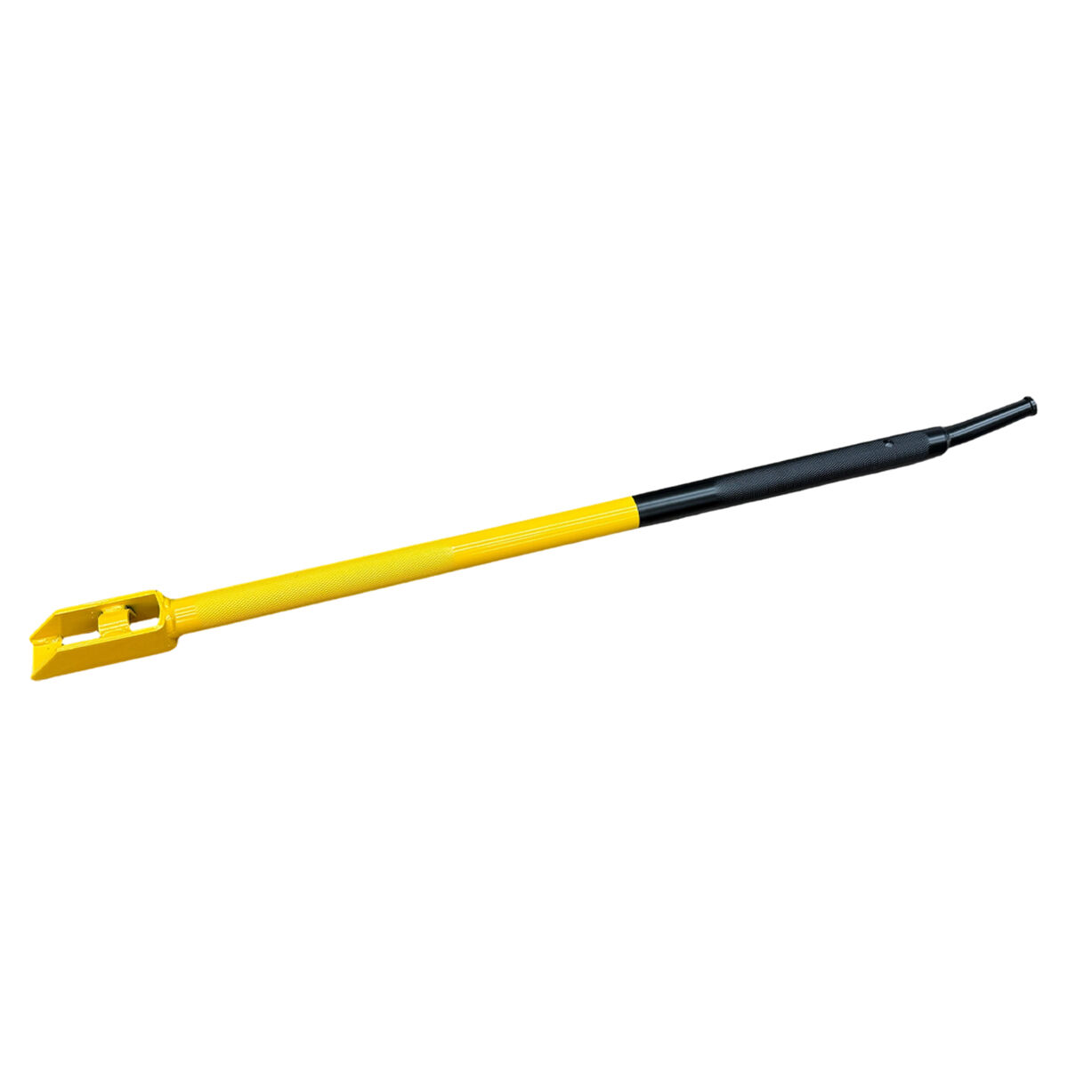 Gele lierstaven met vierkante kop voor laadklep