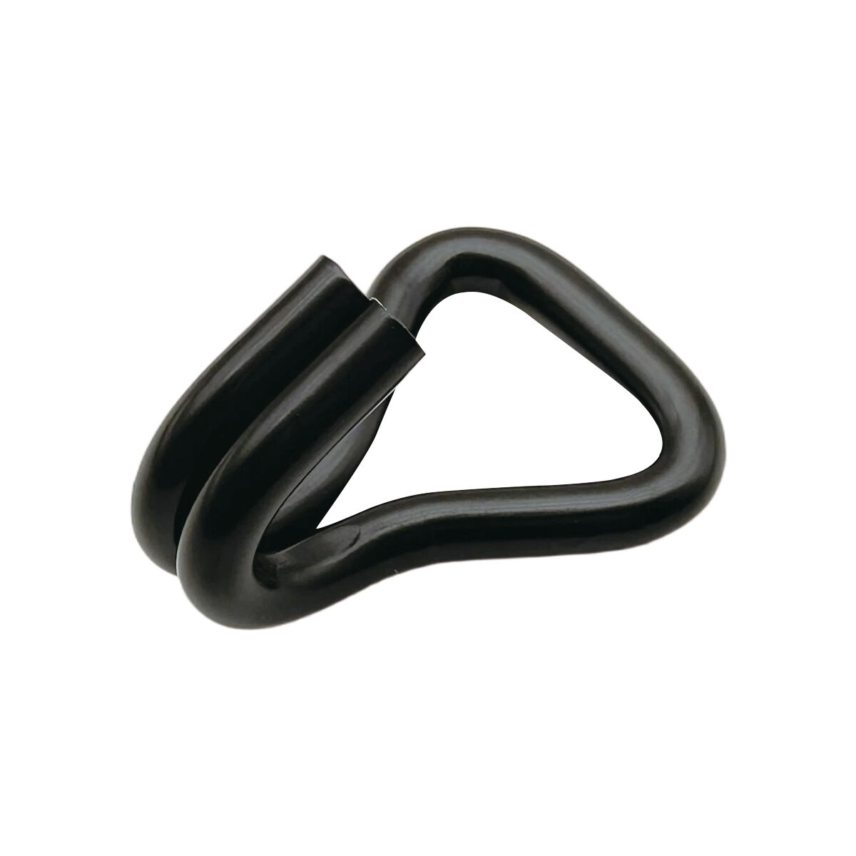 1'' Black Double J Hook