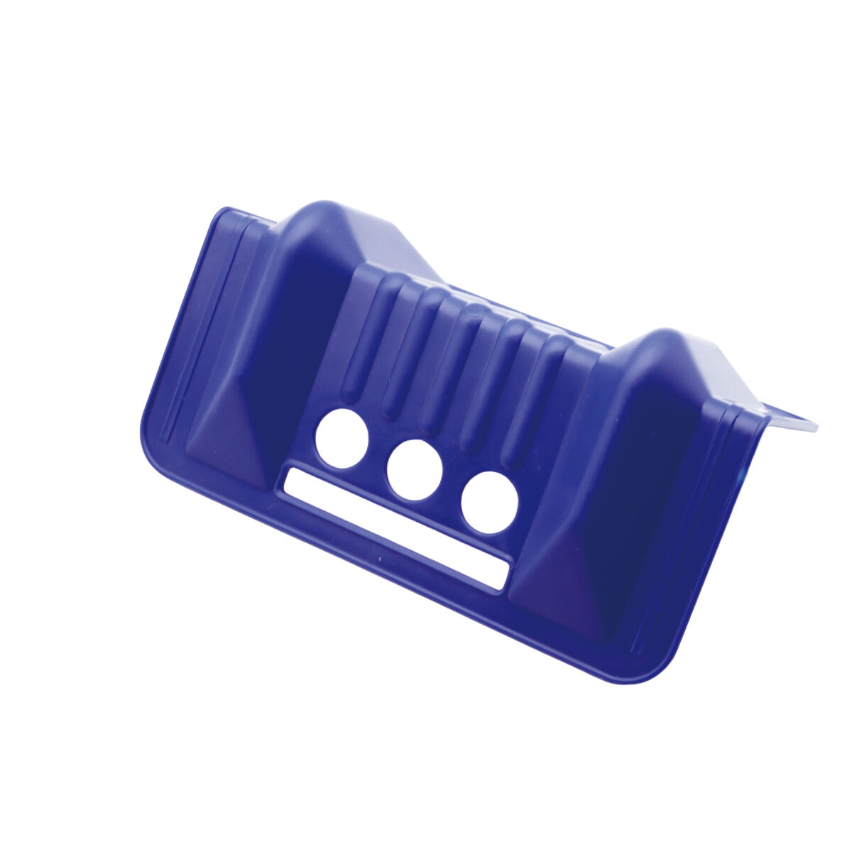 Blauwe kunststof hoekbeschermer