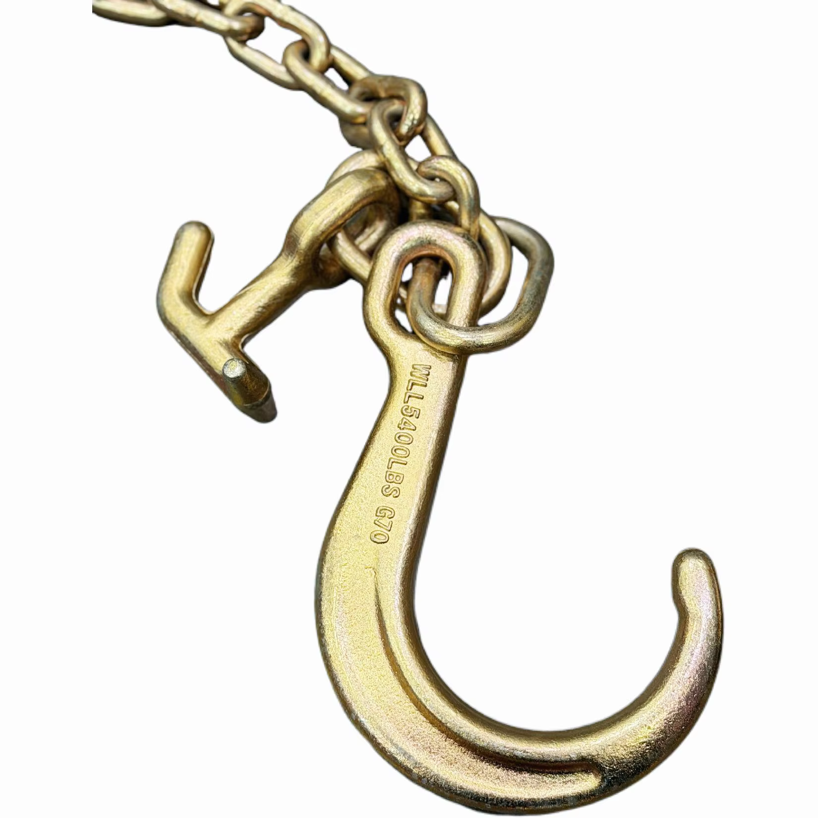 product heavy duty galvanized alloy steel g70 v chain with 8 j hook  combo hook-2