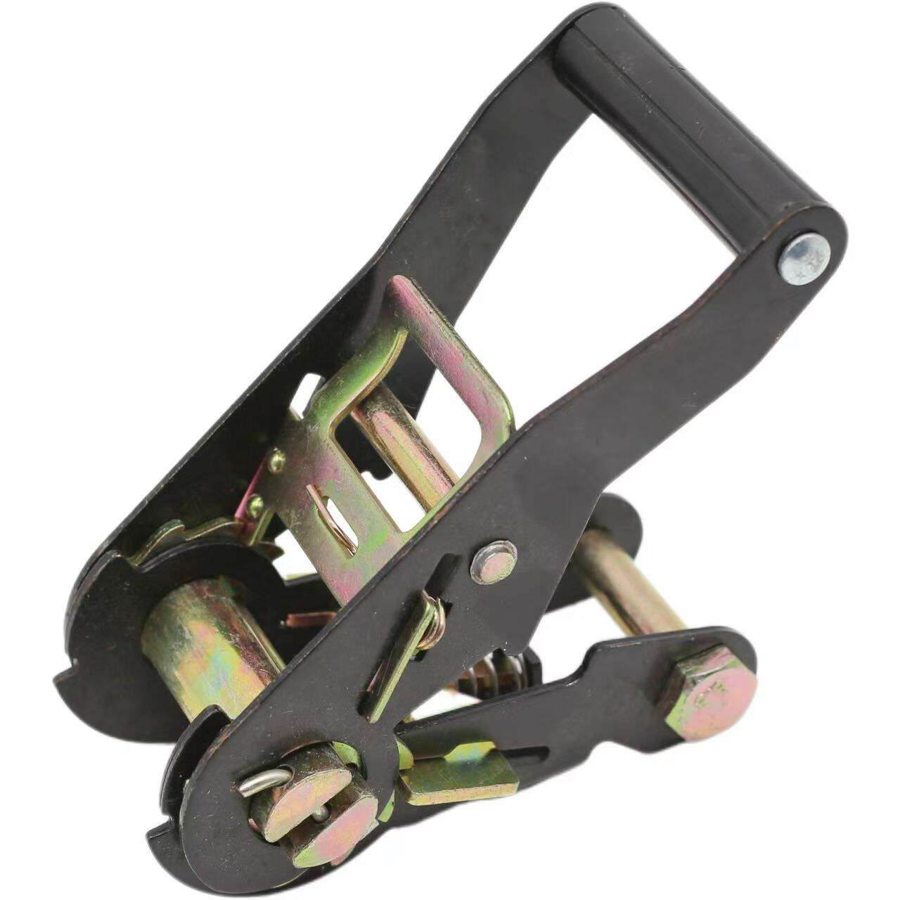 kait Ratchet Hitam 1,5'' Berlapis Seng
