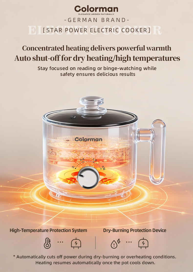 great bear 15l 600w intelligent electric cooking pot titanium non stick coating commercial nonstick electric skillet-1