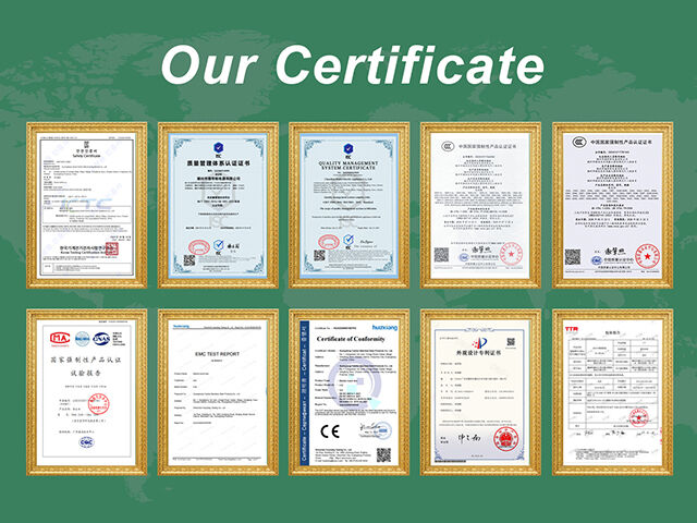 Certifications and Standards: