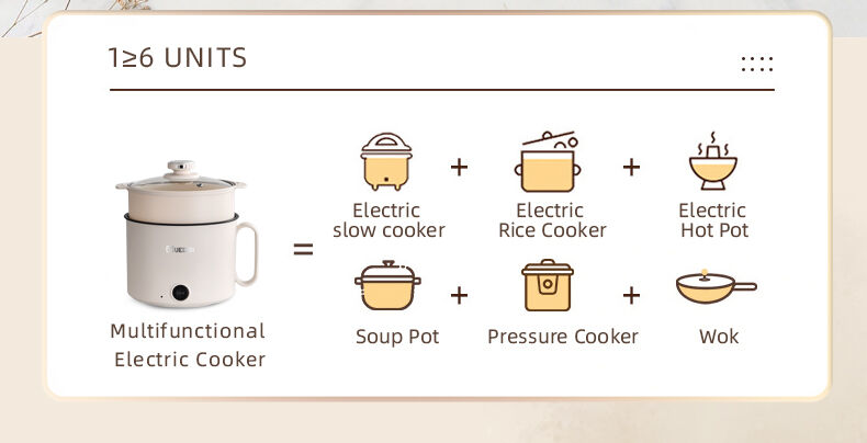 Great Bear Hot Selling Electric Pan Cooker Fast Heating Non-stick Electric Cooking Pot Multi Functional Electric Cook Pot3