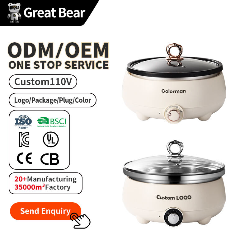 Round Detachable Electric Cooker