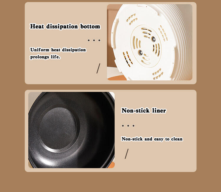 great bear large 20 28cm fast heating electric skillet multipurpose non stick electric cooking pot for home-2