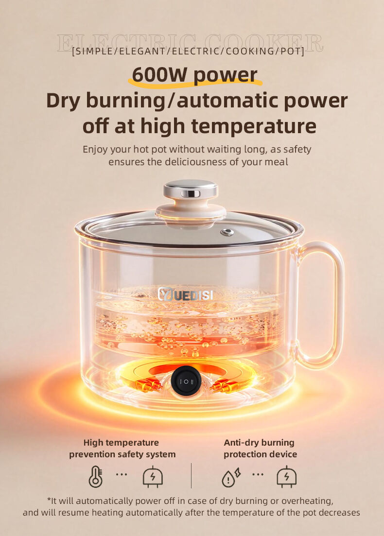 Great Bear Hot Selling Electric Pan Cooker Fast Heating Non-stick Electric Cooking Pot Multi Functional Electric Cook Pot7