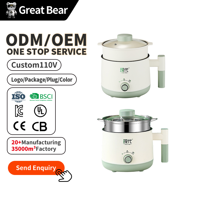 ما الفرق في القدرة بين التروس المنخفضة والعالية في أواني الطهي الكهربائية غير اللاصقة؟