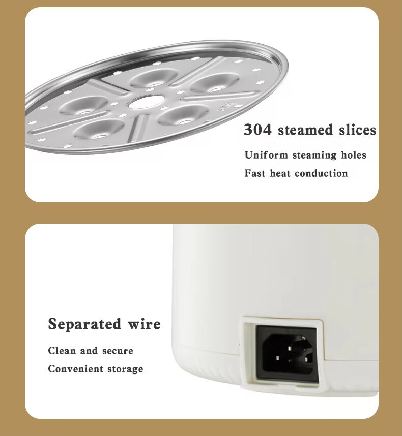 great bear 304 stainless steel mini electric cooking pot personal size 18l for food instant noodles travel portable-3