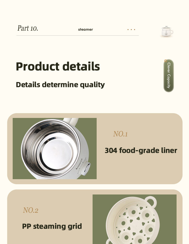 great bear high quality 600w electric cooking pot fast cooking18l non stick mini electric hotpot cooking pot-1