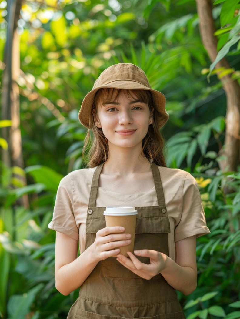 disposable coffee cup
