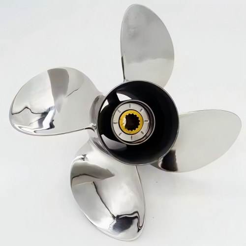 Hélice marina de acero inoxidable mecanizada mediante CNC personalizada