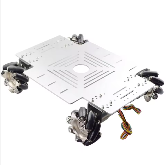 Chasis o bastidor personalizado de robot de aluminio mecanizado mediante CNC