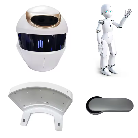 Custom CNC Machined ABS Robot Shell for Robotics Assembly