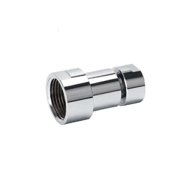 Brass Chrome Straight Connection Kit for Bathroom Heated Towel Warmer BJ61008