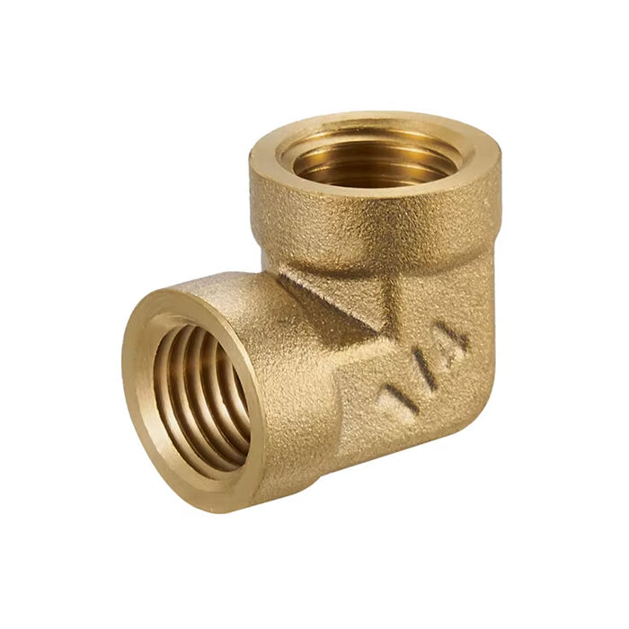 Brass Forged Pipe Connector  Elbow Fittings  For Fire Fighting System BJ55011