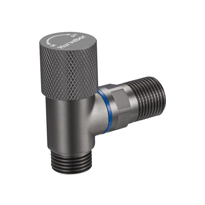 New Design Bathroom 2 Ways OEM Brass Angle Valve With Ceramic Core  BJ34005