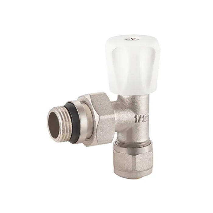 Nickel Plated Brass Angled Radiator Valve for Pex Pipe Connection BJ21010-J