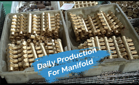 Production For Brass Manifold