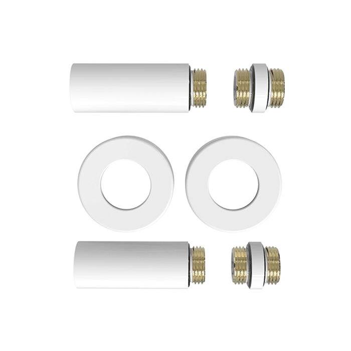 Radiator Valve's Extention Connecting Pipe Kit With Decorative Cover for Bathroom Towel Radiator BJ61030