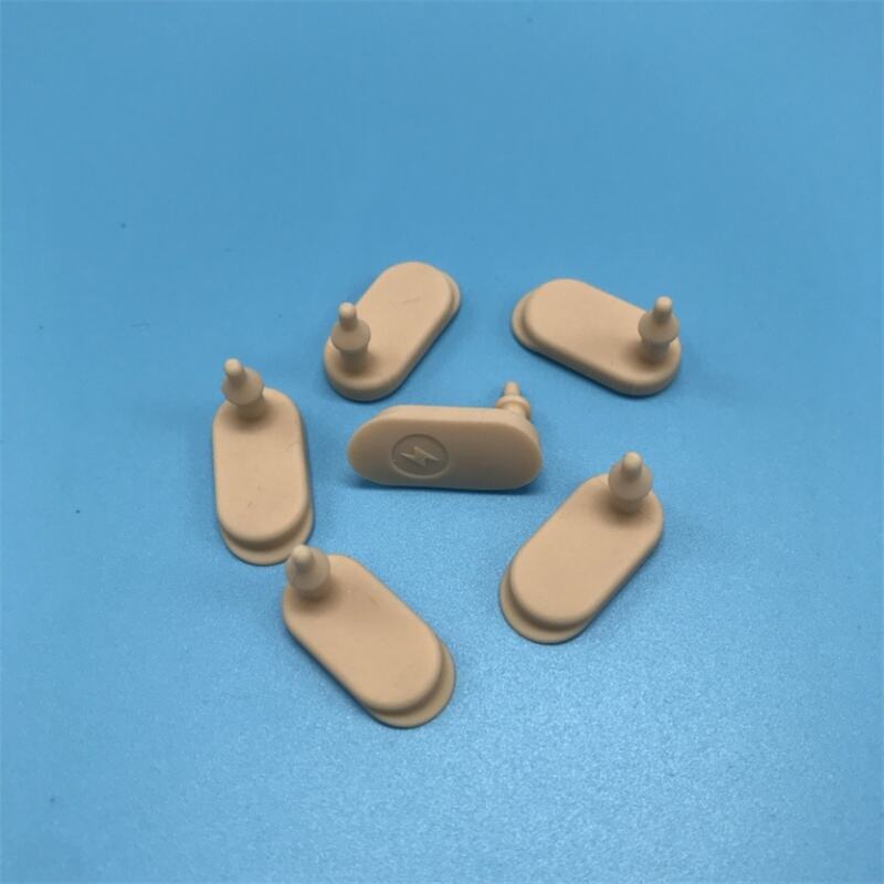 Silicone USB Waterproof Plug Phone Charging Interface C Port Type C Rubber Dustproof Cover with Fixing Post