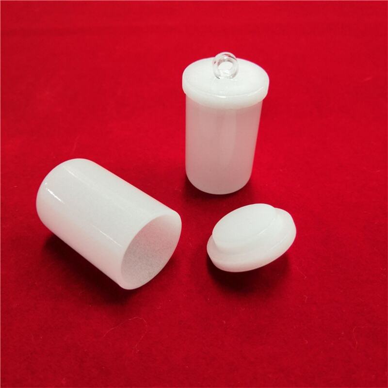 Customize melting milky white silica quartz crucible