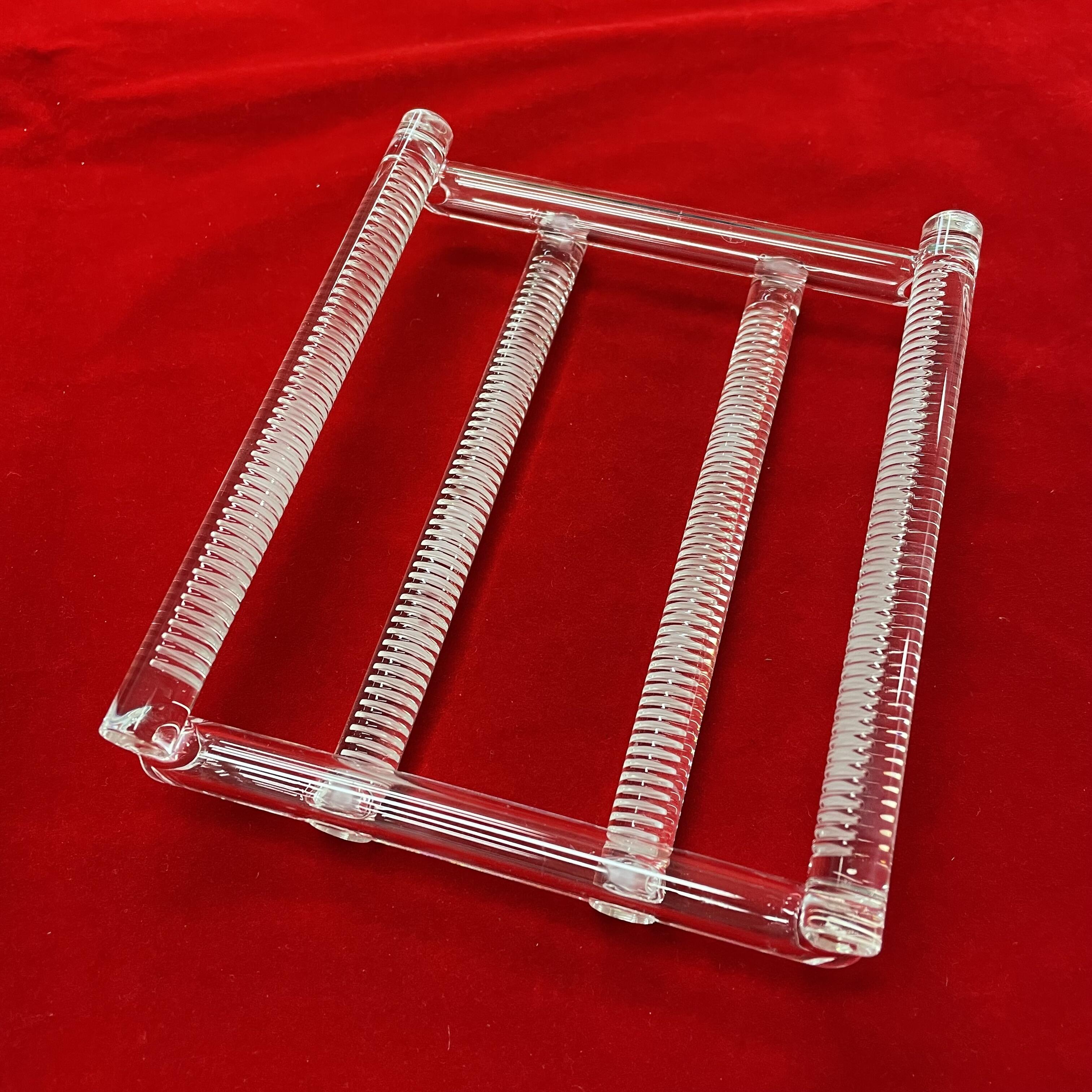 Solar Energy Customized Transparent Fused Silica Quartz Glass Boat  