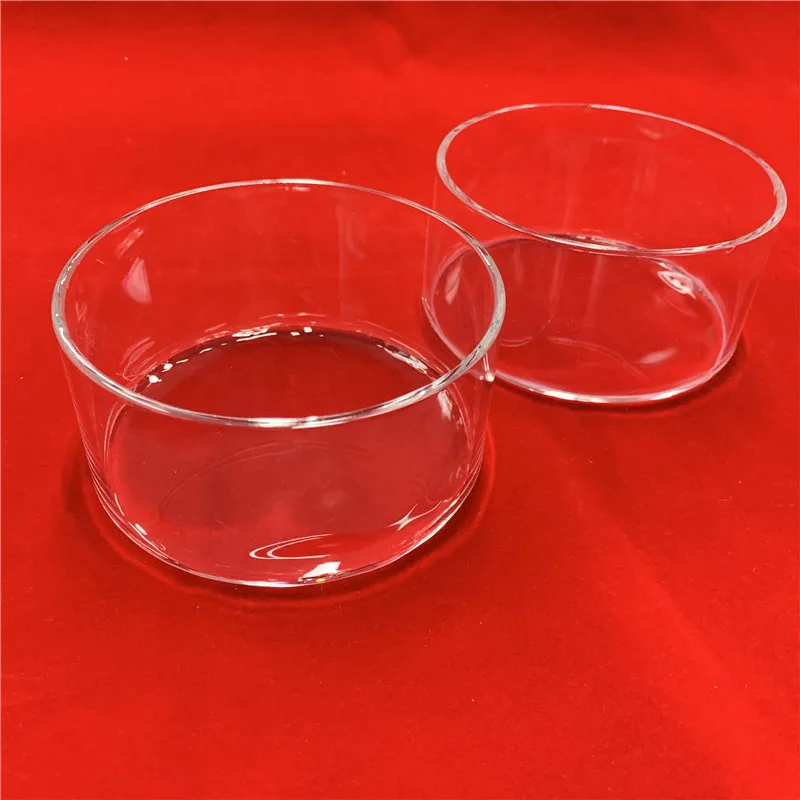 Heat resistance customize clear quartz Petri dish