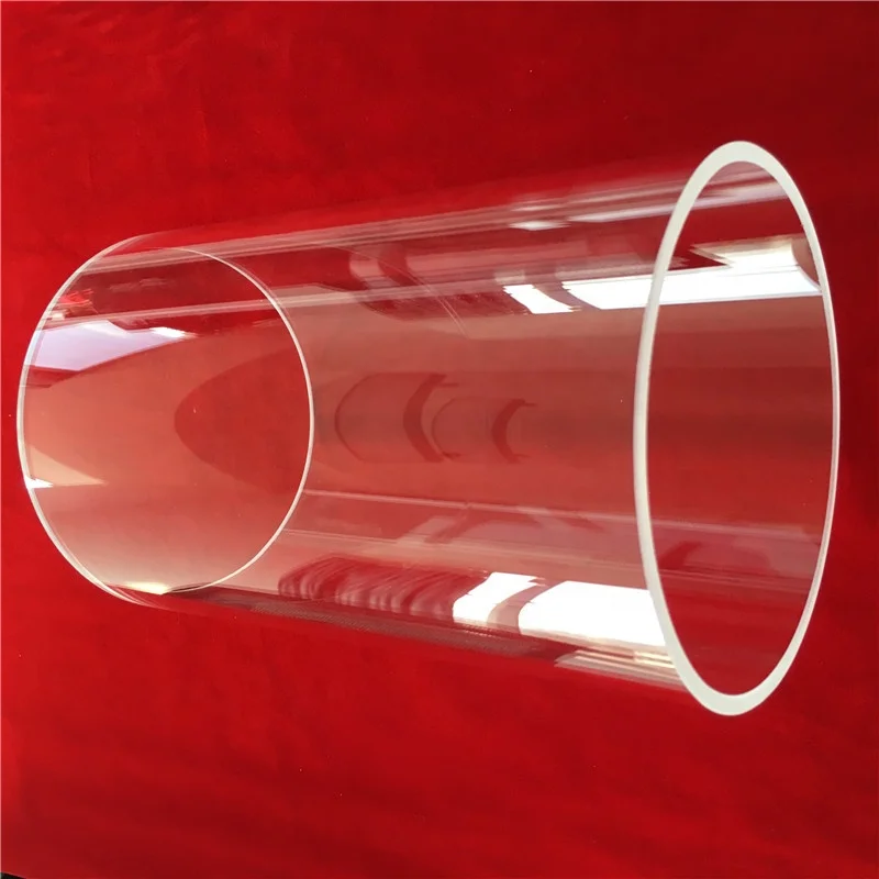 High Quality Heat Resistant Custom Large Diameter Quartz Glass Tube