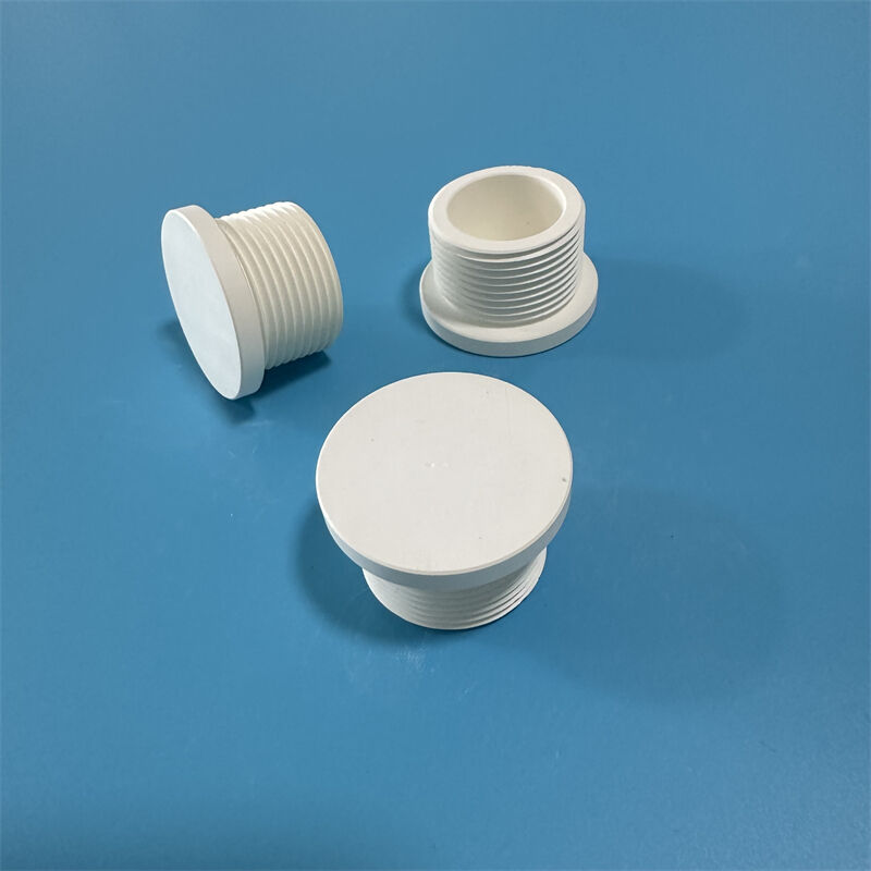 Boron Nitride Ceramic Threaded Bushing BN Ceramic Parts
