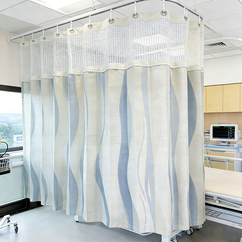 Esun Premium Jacquard Antimicrobial & Flame Retardant Cubicle Curtains