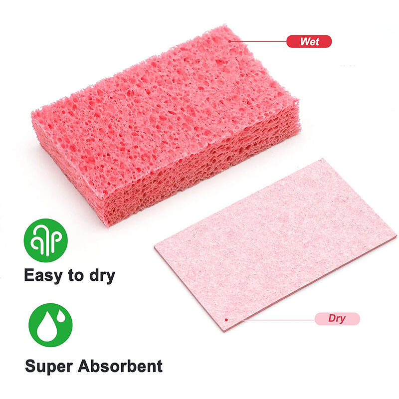 Biodegradable Multicolor Compressed Cellulose Sponge details