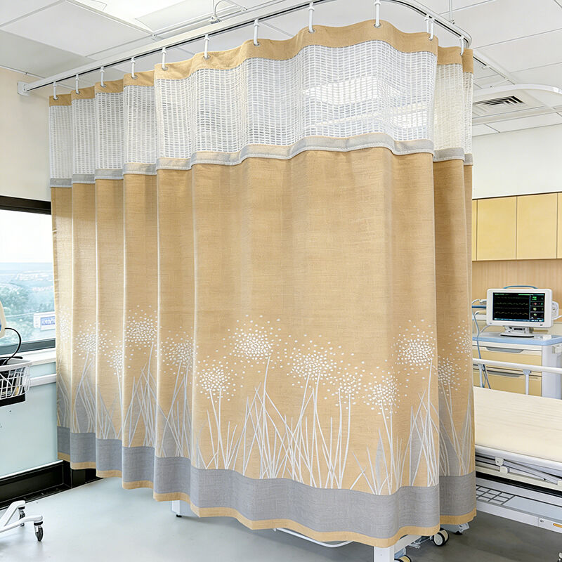 Esun SGS Certified Antimicrobial & Flame Retardant Jacquard Privacy Divider Curtains