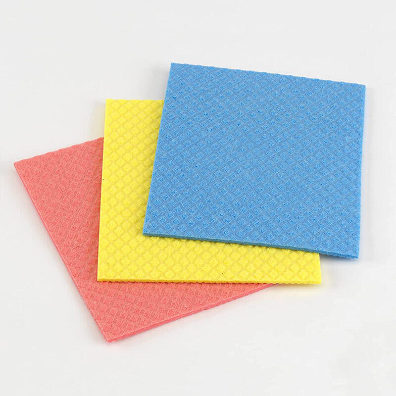 Biodegradable Cellulose Wash Sponge Cloth  manufacture
