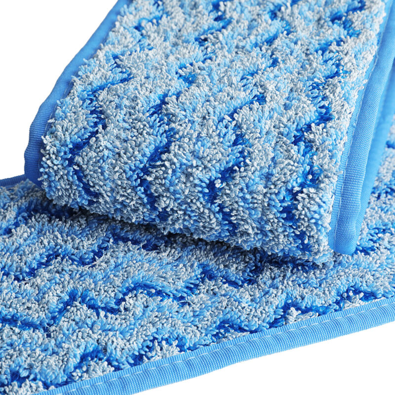 Microfiber Wet  Mop Pad with Zigzag  factory